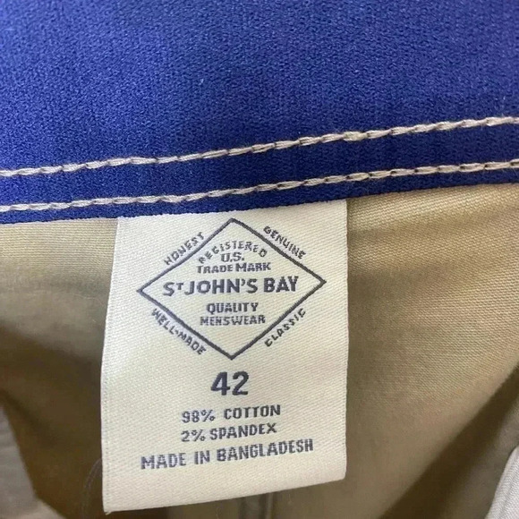 St. John's Bay Comfort Stretch 10" Mens Cargo Short - Picture 5 of 5